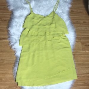 BCBG yellow dress sz 4